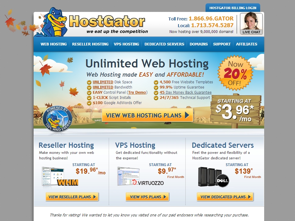 HostGator Black Friday