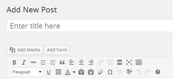 WordPress WYSIWYG Editor