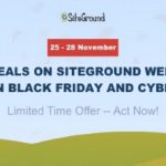 SiteGround Cyber Monday Deal 2016