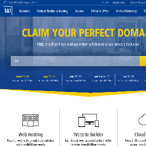 1&1 homepage