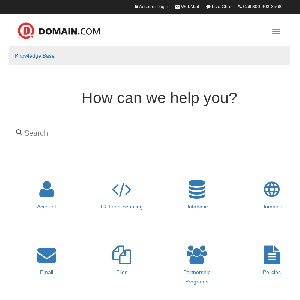 Domain.com knowledgebase
