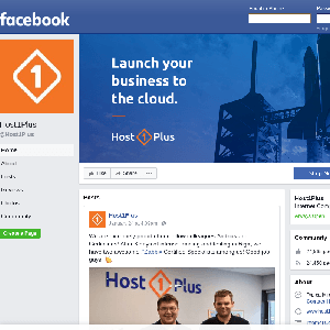 Facebook profile for Host1Plus