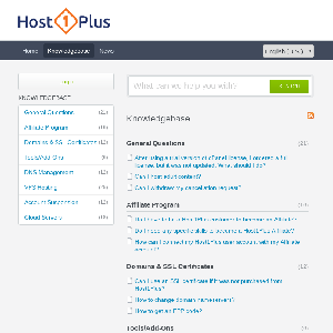 Host1Plus knowledgebase