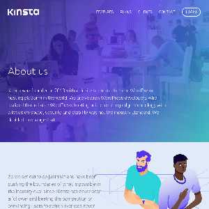 Kinsta about page