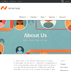 NameCheap about page