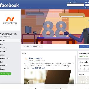 Facebook profile for NameCheap