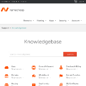 NameCheap knowledgebase