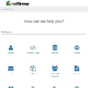 NetFirms contact page