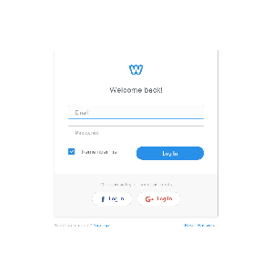 Weebly login page