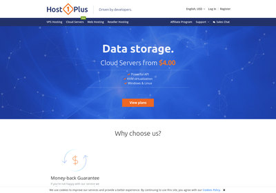 Host1Plus screenshot