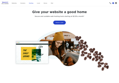 Yahoo%21+Web+Hosting screenshot