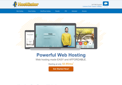 HostGator screenshot