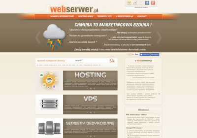 Webserwer.pl screenshot
