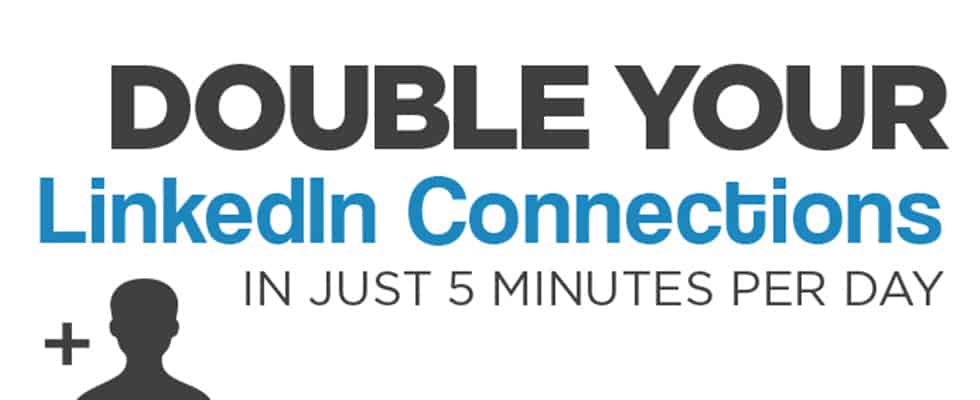 Double Your LinkedIn Connections in Just Five Minutes a Day