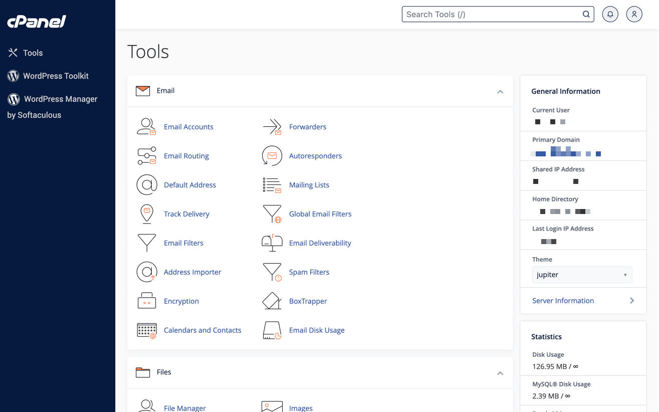 Liquid Web cPanel