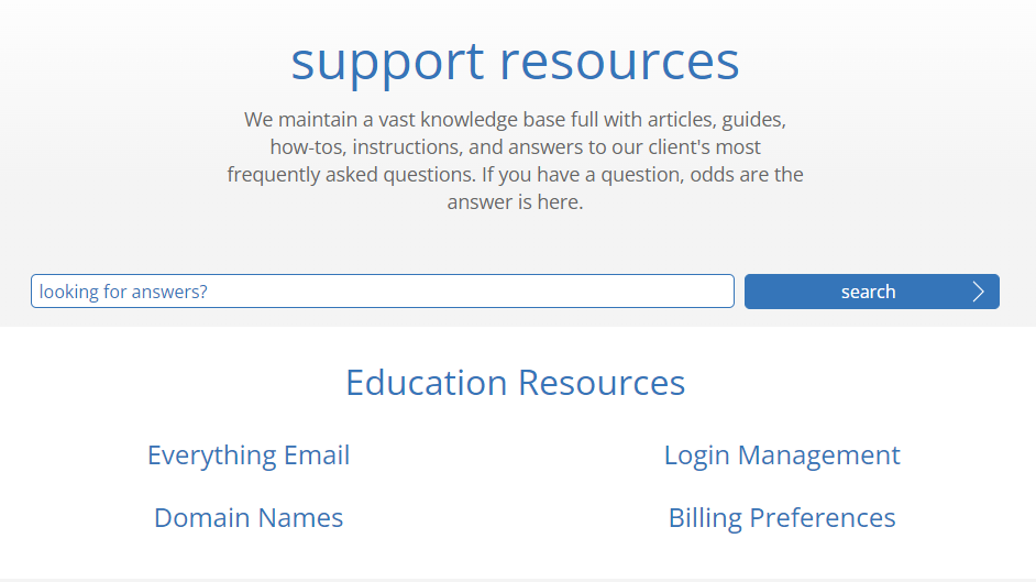 Bluehost Support Resources