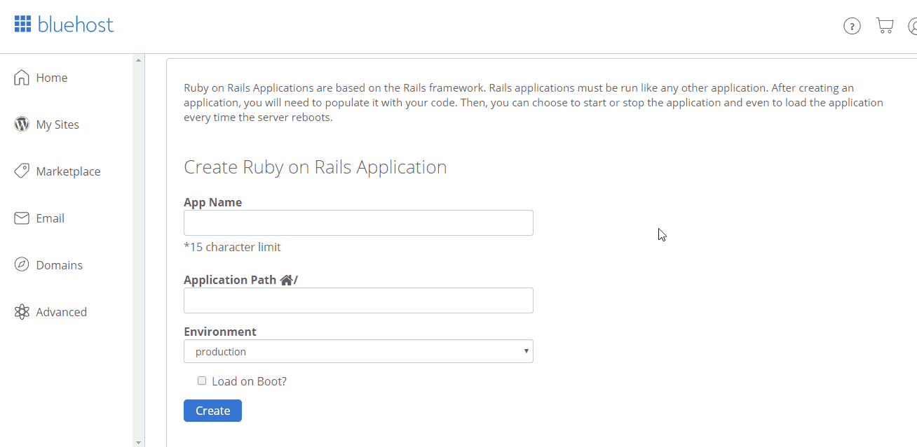 Bluehost Ruby on Rails compare