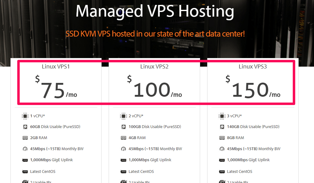 Screenshot of HostDime HostDime screenshot