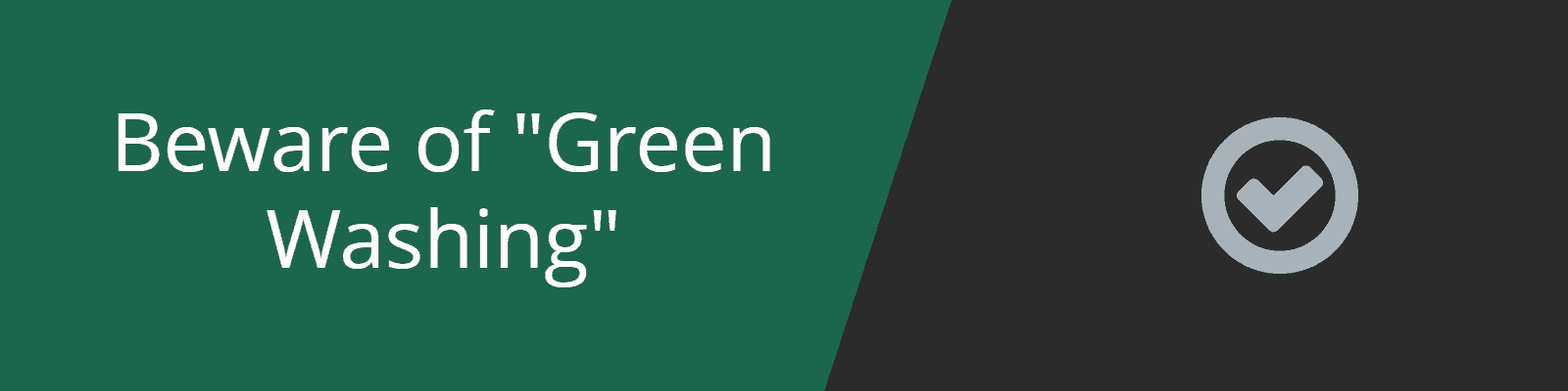 what is green washing