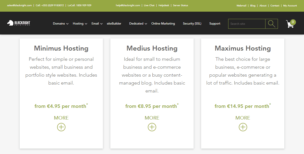 Blacknight Hosting Blacknight Hosting