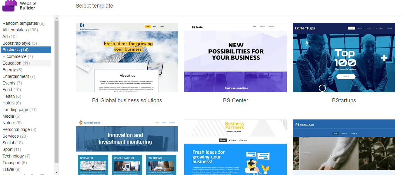 Namecheap Site Templates