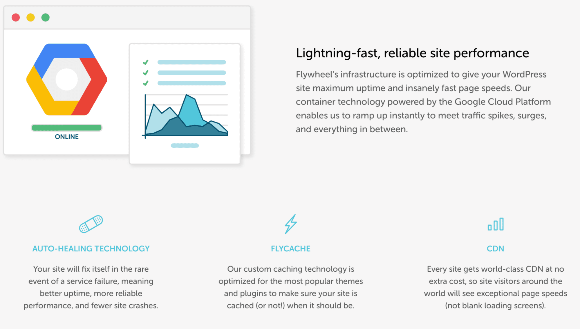 Flywheel features