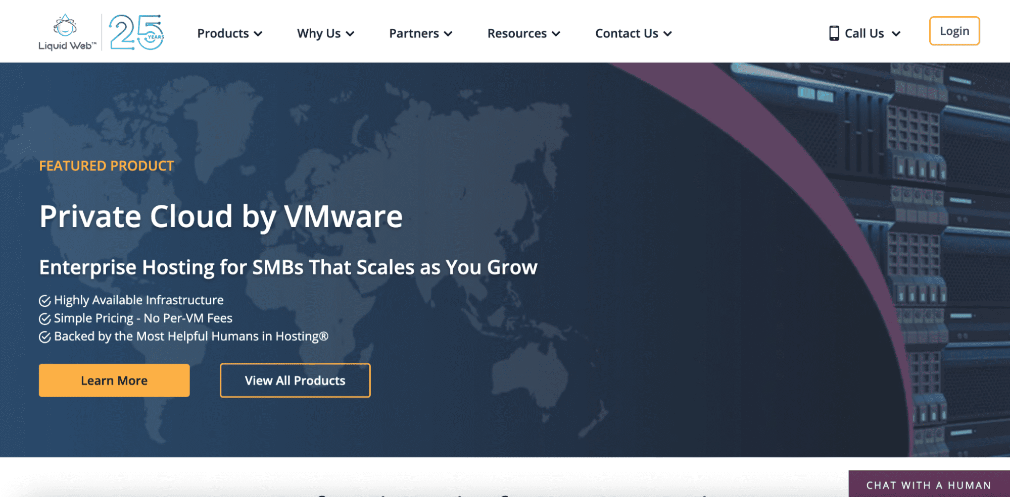 Liquid Web private cloud by VMware