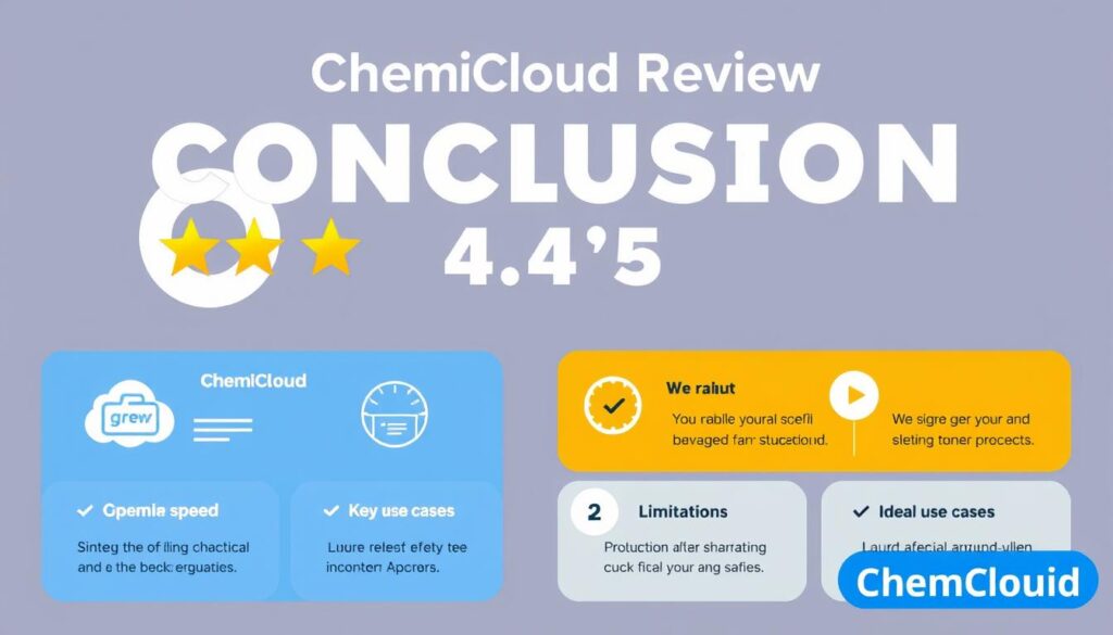ChemiCloud hosting review summary showing overall rating and key takeaways
